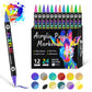 🎁Kerstcadeau-idee 49%🎄Dual Tip acrylverfpenmarker - 24/48/72 kleuren