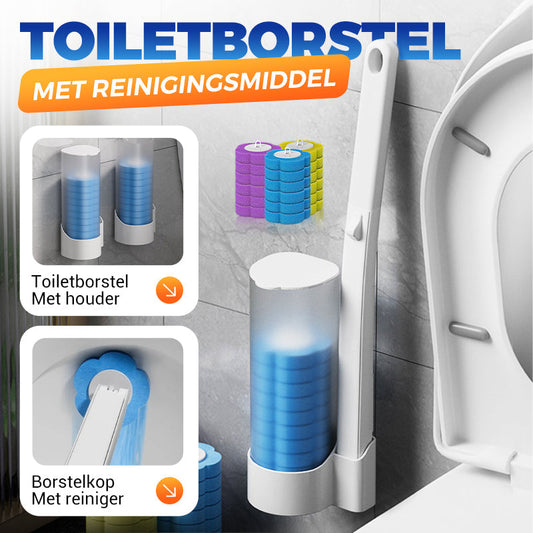 ✨Hete verkoop🎉Toiletborstels met reinigingsmiddel