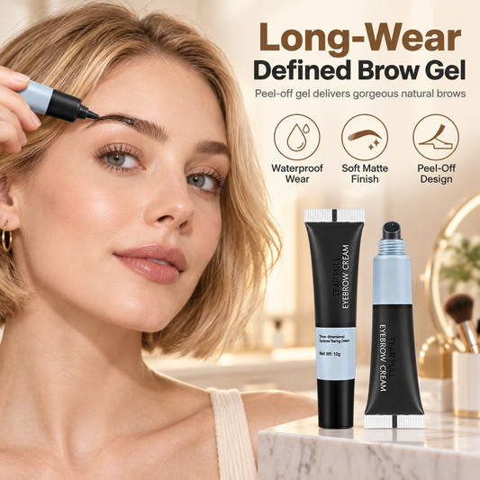 💖✨ Peel-Off Wenkbrauw Tint Gel – Langhoudende Wenkbrauwkleur, Waterbestendig & Eenvoudig Aanbrengen