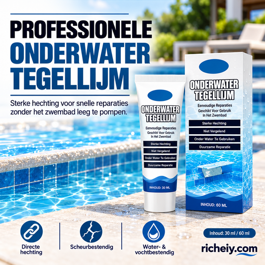 ⏳ Tijdelijke aanbieding⏳ Tegellijm voor passende zwembadreparaties en onderwatertoepassing Keuze uit 30 of 60 ml