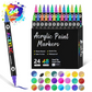 🎁Kerstcadeau-idee 49%🎄Dual Tip acrylverfpenmarker - 24/48/72 kleuren