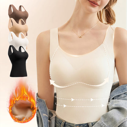 🏆Flash Sale⚡Bijna uitverkocht💥Verdikte Warme Tanktop met Ingebouwde Beha