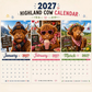 🐮📅 50% KORTING! Stop met scrollen! Deze 2027 kalender vol pluizige Hooglandkoeien en grappige citaten maakt élke maand een feestje.