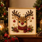 🧘Ontspannend & geschikt voor beginners - 🎨💎DIY-kerst-diamond painting-set met pareleffect