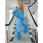 🌙 Denim Dreams Pyjamaset – Comfortabele pasvorm, zachte loungewear met denimlook voor de hele nacht comfort 🌟