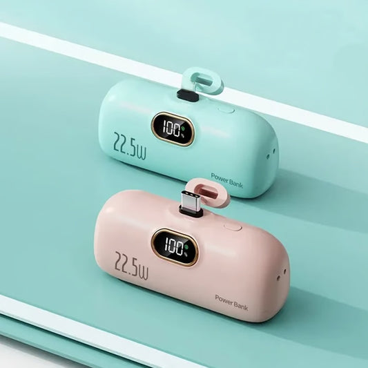 🔥2025 Hete Verkoop🔥5000mAh Mini Draagbare Lader Power Bank voor Telefoo