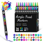 🎁Kerstcadeau-idee 49%🎄Dual Tip acrylverfpenmarker - 24/48/72 kleuren