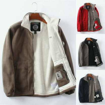 Unisex Dubbelgelaagde Gewatteerde Warme Jas