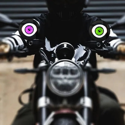 🛵Programmeerbare duivelse ogen-verlichting voor fiets, auto en vrachtwagen