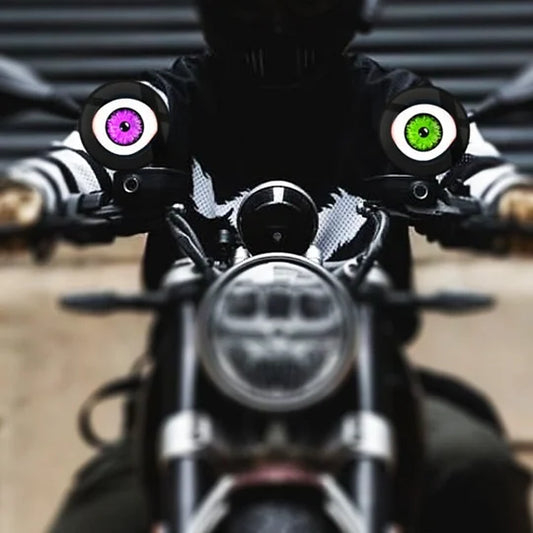 🛵Programmeerbare duivelse ogen-verlichting voor fiets, auto en vrachtwagen