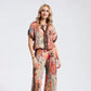 🎁2026 Nieuw binnen 50% KORTING💥Coole set - print top + chill wijdpijpbroek
