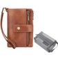 👜🔐Retro RFID-blockerende Tri-fold Portemonnee voor Dames – stijlvol, ruim & veilig