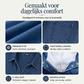 ✨TOP TREND🌈💙 Tencel Denim Midi Jurk, Koele Zijdezachte Stof, Verbergt Lichaamsoneffenheden