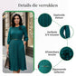 💝💝 50% korting 👗✨ Geplooide midi-jurk voor dames met riem: tijdloze elegantie en verfijnde stijl, perfect voor elke gelegenheid 💖🌸