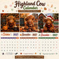 🐮📅 50% KORTING! Stop met scrollen! Deze 2027 kalender vol pluizige Hooglandkoeien en grappige citaten maakt élke maand een feestje.