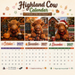 🐮📅 50% KORTING! Stop met scrollen! Deze 2027 kalender vol pluizige Hooglandkoeien en grappige citaten maakt élke maand een feestje.