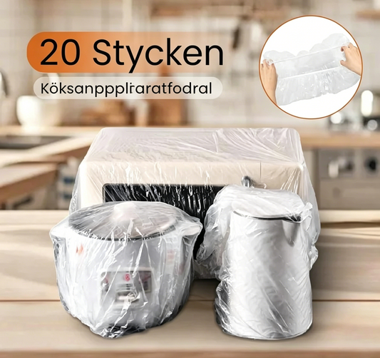 ✨Beschermhoezen voor keukenapparatuur – flexibel, transparant, herbruikbaar, verpakking van 20 stuks! 📦✨