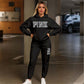 Unisex effen oversized hoodies & joggingbroeken set