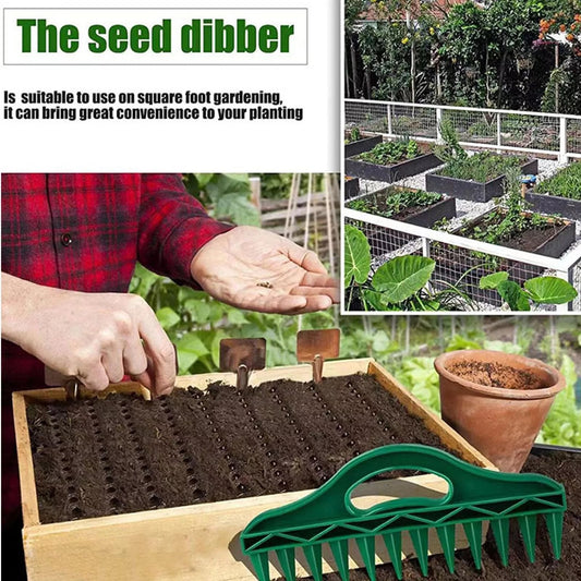 🌱 50% KORTING!  Tuinzaadafstandhouder en plantstok – Plant Perfecte Rijen Zonder Gedoe