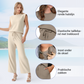 🌺Nieuwe artikelen 2025 - 49% KORTING🌺Dames Casual Set: Mouwloze Top & Broek met Wijde Pijpen