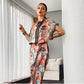 🎁2026 Nieuw binnen 50% KORTING💥Coole set - print top + chill wijdpijpbroek