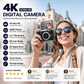 📸 50% KORTING! 4K Digitale Camera met Kantelbaar Scherm – Maak Scherpe Foto’s, Video’s & Perfecte Selfies ✨