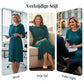 💝💝 50% korting 👗✨ Geplooide midi-jurk voor dames met riem: tijdloze elegantie en verfijnde stijl, perfect voor elke gelegenheid 💖🌸