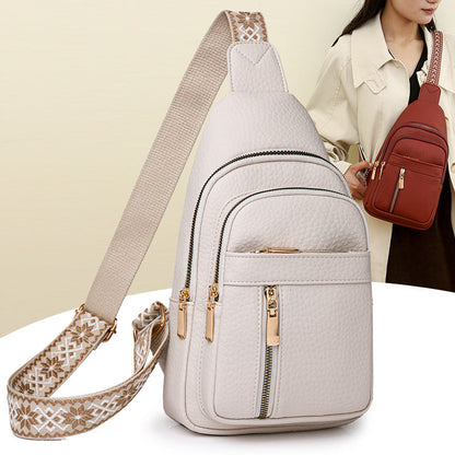 Damesmode Casual Effen Kleur Crossbody Tas
