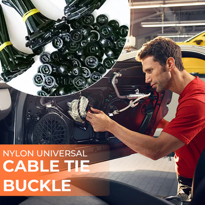 ❄️Zomerfresh 50% Korting!🔧Universele Nylon Bevestigingsclips – Sterke Kabelbinder Gespen voor Auto, Scooter, Panelen & DIY Klussen