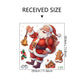 🎅 3D Kerstman Muursticker – Peel & Stick Kerstdecoratie voor een Magische Feestelijke Look