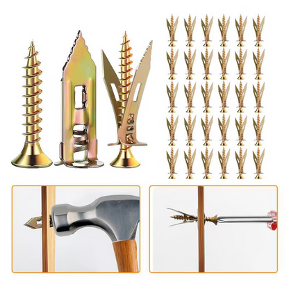🔥Hete verkoop 50% korting⏰⏰Zelfborende gipsplaatankers met schroevenset