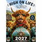 🐮📅 50% KORTING! Stop met scrollen! Deze 2027 kalender vol pluizige Hooglandkoeien en grappige citaten maakt élke maand een feestje.