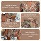 💥Dames midi-jurk met levendige print en V-hals