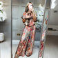 🎁2026 Nieuw binnen 50% KORTING💥Coole set - print top + chill wijdpijpbroek