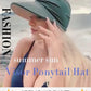 🔥 Zomeruitverkoop 50% korting 💕 UPF 50+ zonneklep pet met paardenstaart