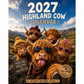 🐮📅 50% KORTING! Stop met scrollen! Deze 2027 kalender vol pluizige Hooglandkoeien en grappige citaten maakt élke maand een feestje.