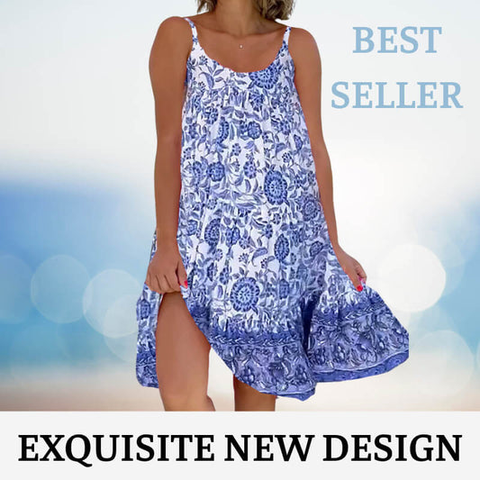 💖50% OFF🎁2026 Hot new halterjurk met print🌸