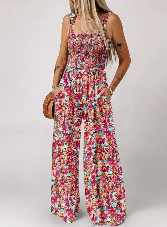 💖 50% KORTING💖 Casual mouwloze overalls/jumpsuits met print voor dames