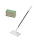 🔥 50% KORTING!! ✨🧹🏆#1 Best Seller ⏰💕🌟Platte mop met roestvrijstalen steel, inclusief herbruikbare, wasbare mopdoeken