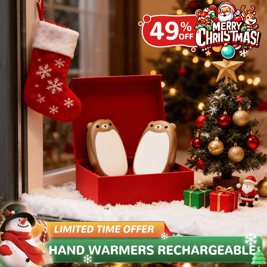 🎉Kerstaanbieding - 50% korting🌟Oplaadbare handwarmers - Leuk berendesign