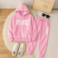 Unisex effen oversized hoodies & joggingbroeken set