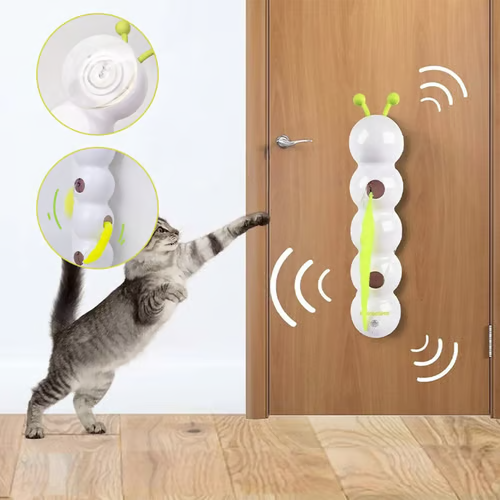 Interactief elektrisch rups kattenspeelgoed-✈️Gratis verzending