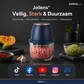 🎁NIEUWE AANWINSTEN – 50% KORTING💥 Krachtige elektrische keukenmachine met grote capaciteit | voedselveilige materialen, draagbaar, snoerloos