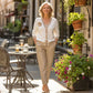 ✈️ Tijdelijke aanbieding met gratis levering — 2-delige casual dames-set met V-hals en hoge taille