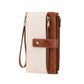 👜🔐Retro RFID-blockerende Tri-fold Portemonnee voor Dames – stijlvol, ruim & veilig