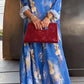 ✨50% KORTING🌸 Dames Bloemen Asymmetrische Tuniek & Wijde Pijpen Broek Set