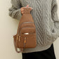 Damesmode Casual Effen Kleur Crossbody Tas