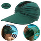 🔥 Zomeruitverkoop 50% korting 💕 UPF 50+ zonneklep pet met paardenstaart