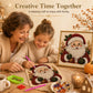 🧘Ontspannend & geschikt voor beginners - 🎨💎DIY-kerst-diamond painting-set met pareleffect
