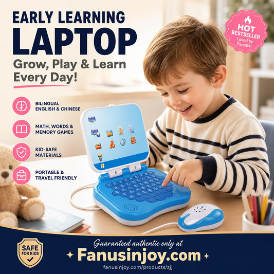 🔥Verrassing: 50% korting! 👦Speelgoed dat kinderen een voorsprong geeft! Tweetalige leercomputer voor baby's en peuters.